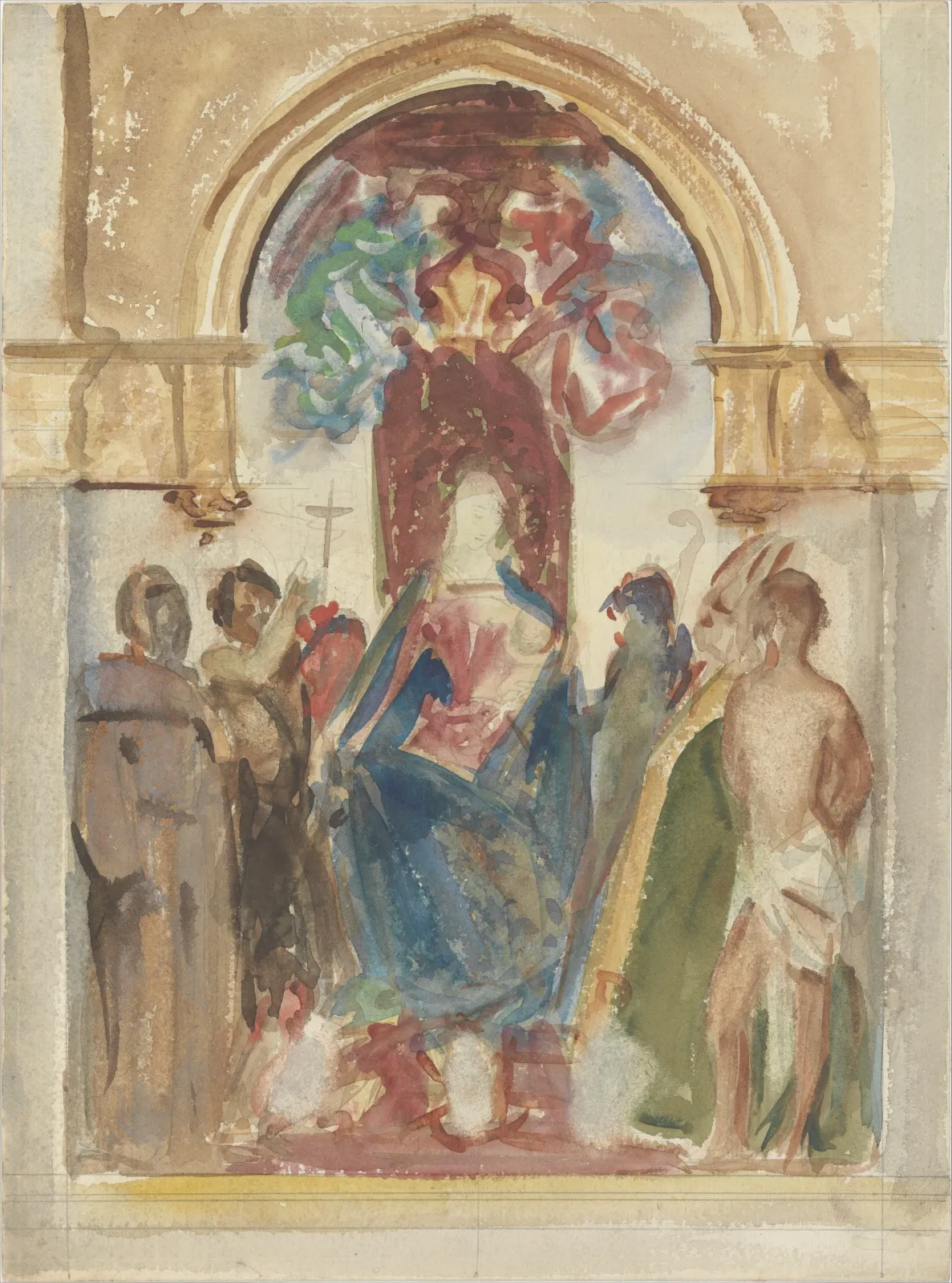 Madonna and Child and Saints, John Singer Sargent