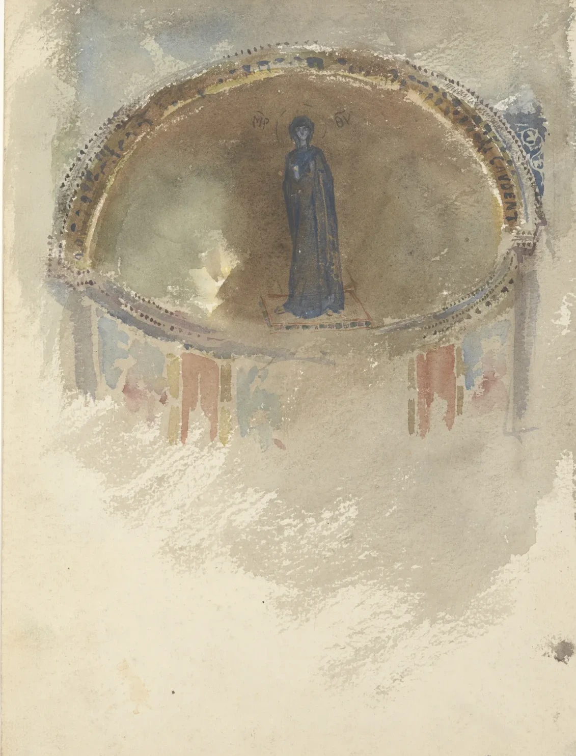 Madonna, Mosaic, Saints Maria and Donato, Murano, John Singer Sargent