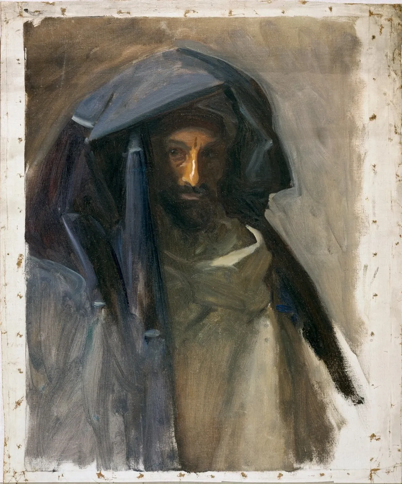 Man in a Blue Mantle, John Singer Sargent