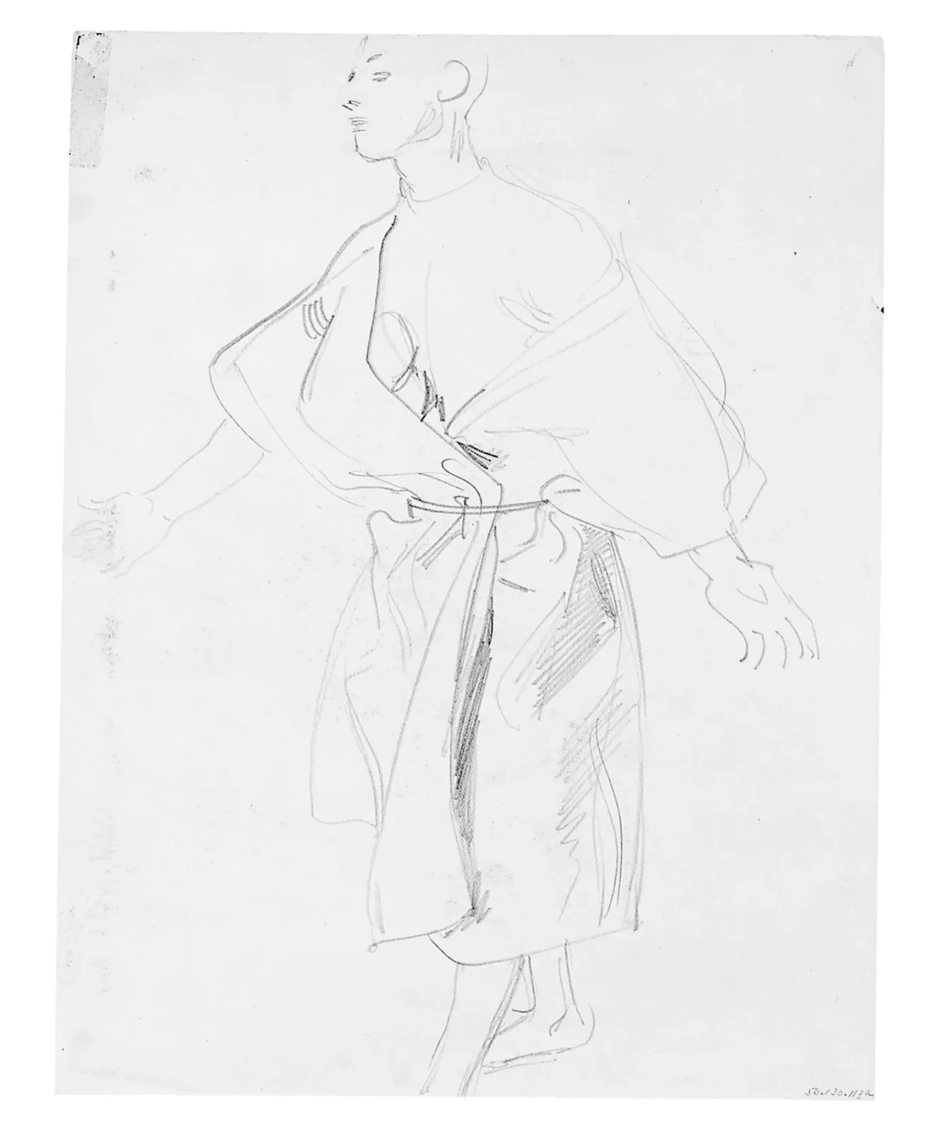 Man in Robe, John Singer Sargent