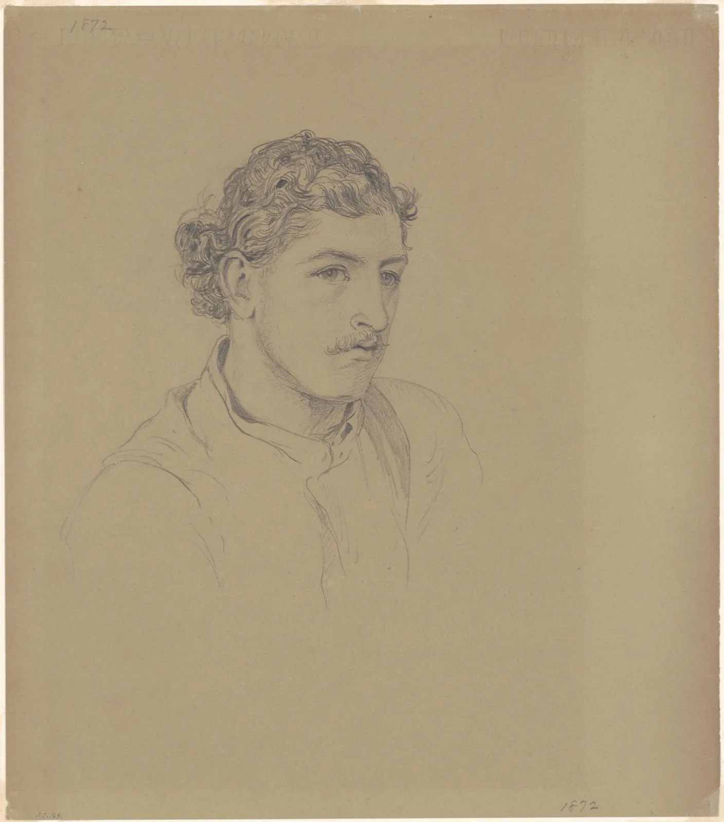 Man with Curly Hair, John Singer Sargent