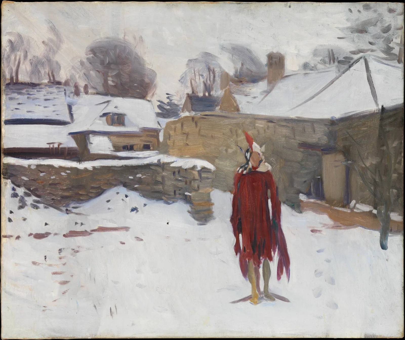Mannequin in the Snow, John Singer Sargent