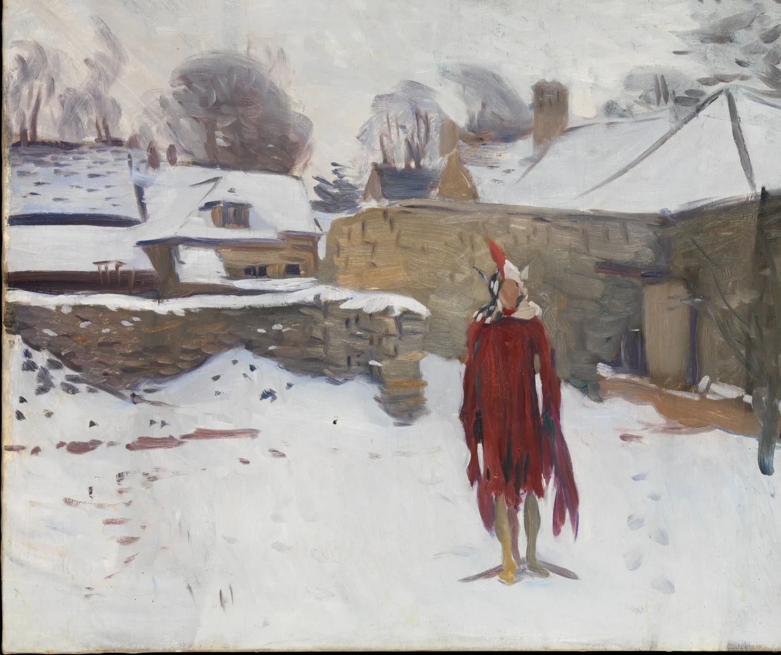 Mannequin in the Snow, John Singer Sargent
