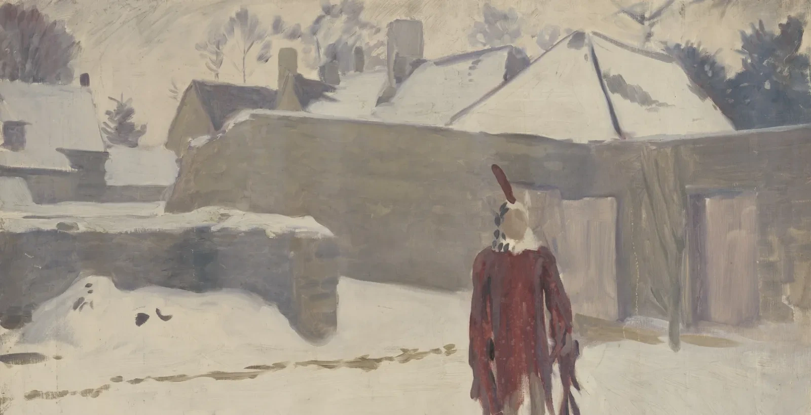 Mannikin in the Snow, John Singer Sargent