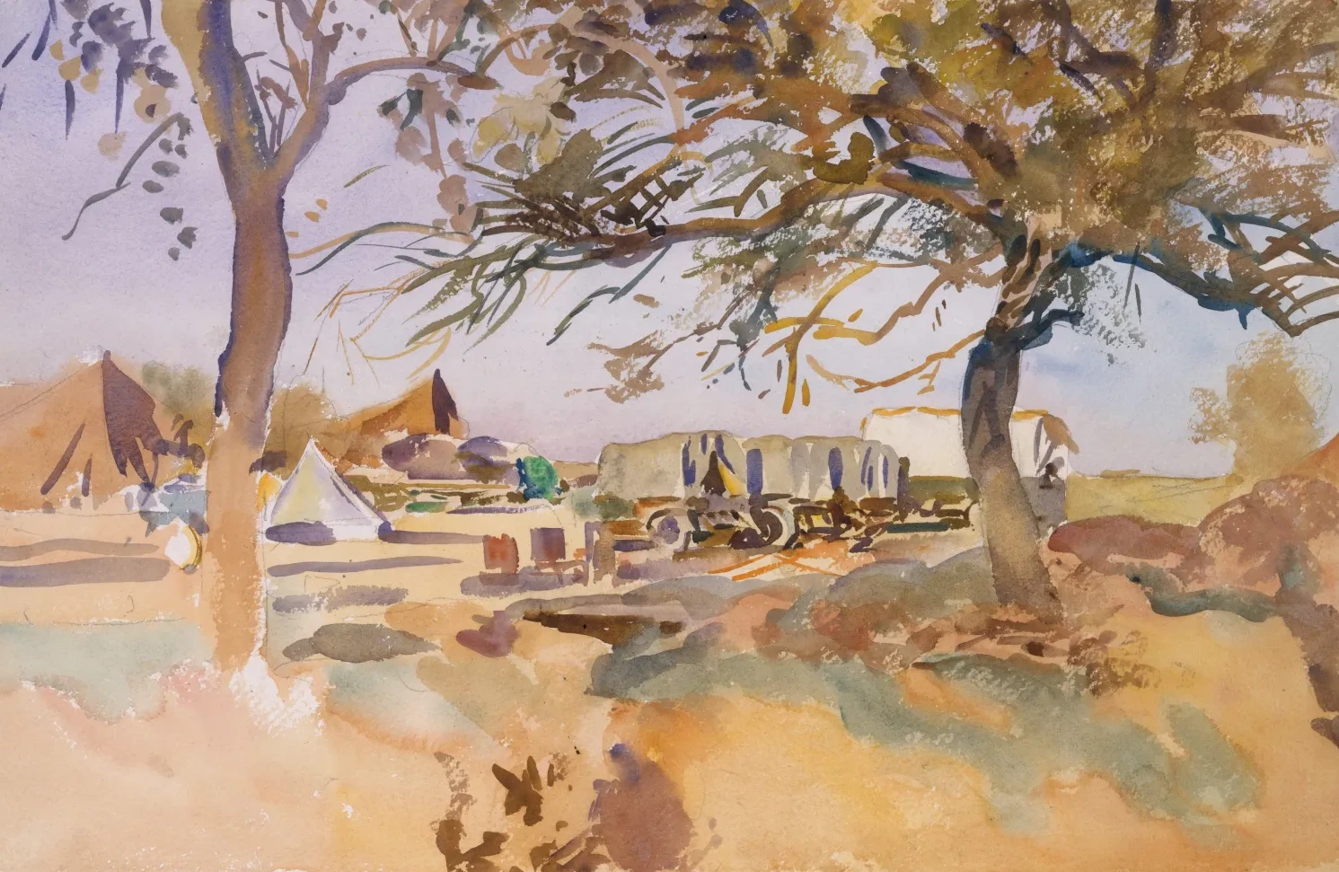 Military Camp, John Singer Sargent
