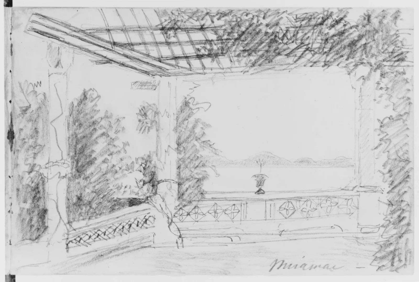 Miramar, 1904 (from Sketchbook), John Singer Sargent