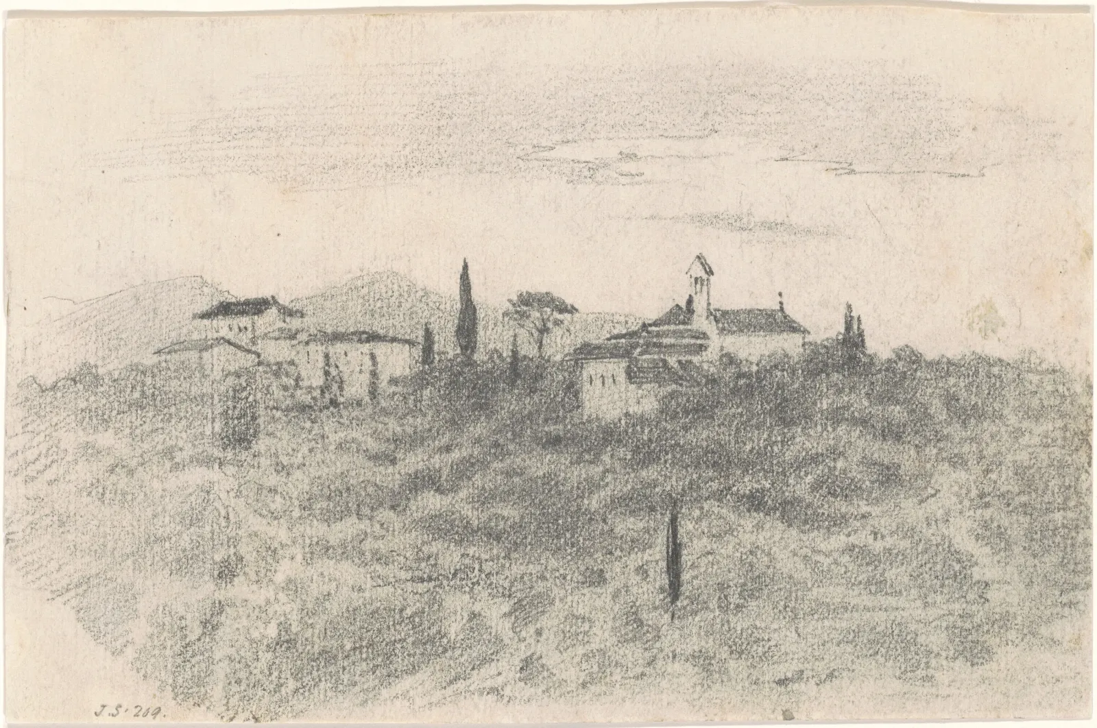 Monastery [recto], John Singer Sargent