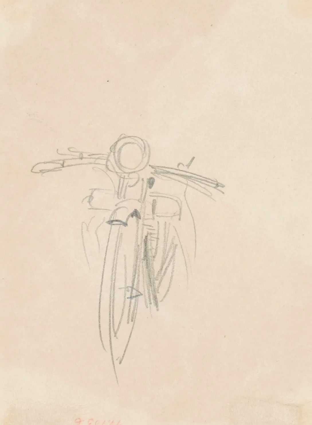 Motorcycle [verso], John Singer Sargent