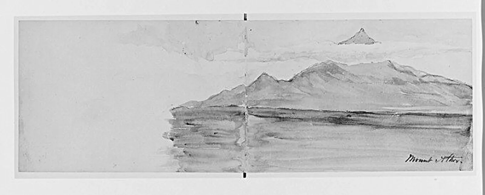 Mount Athos, 1904 (from Sketchbook), John Singer Sargent