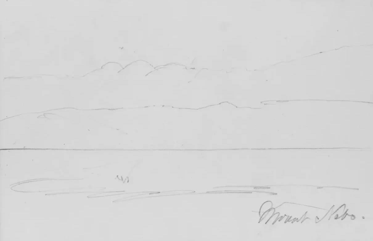 Mount Nebo (from Sketchbook), John Singer Sargent