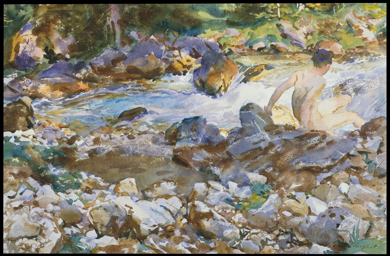 Mountain Stream, John Singer Sargent
