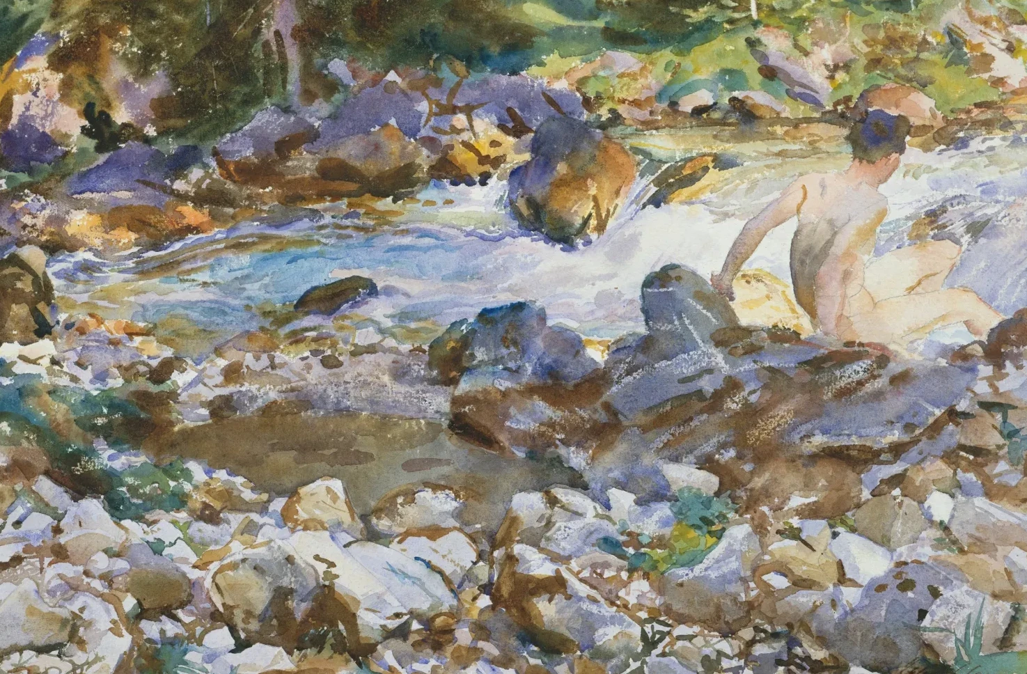 Mountain Stream, John Singer Sargent
