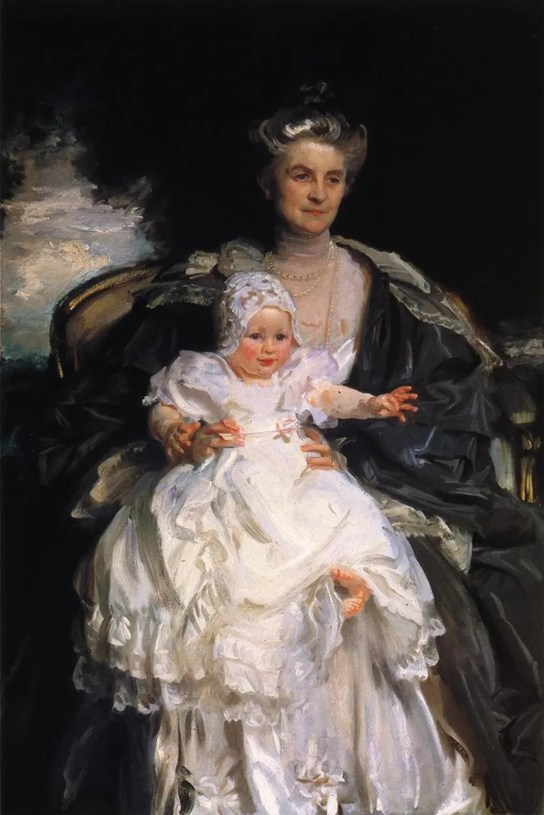 Mrs. Henry Phipps and her Grandson Winston, John Singer Sargent