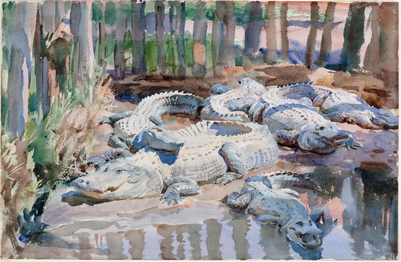 Muddy Alligators, John Singer Sargent