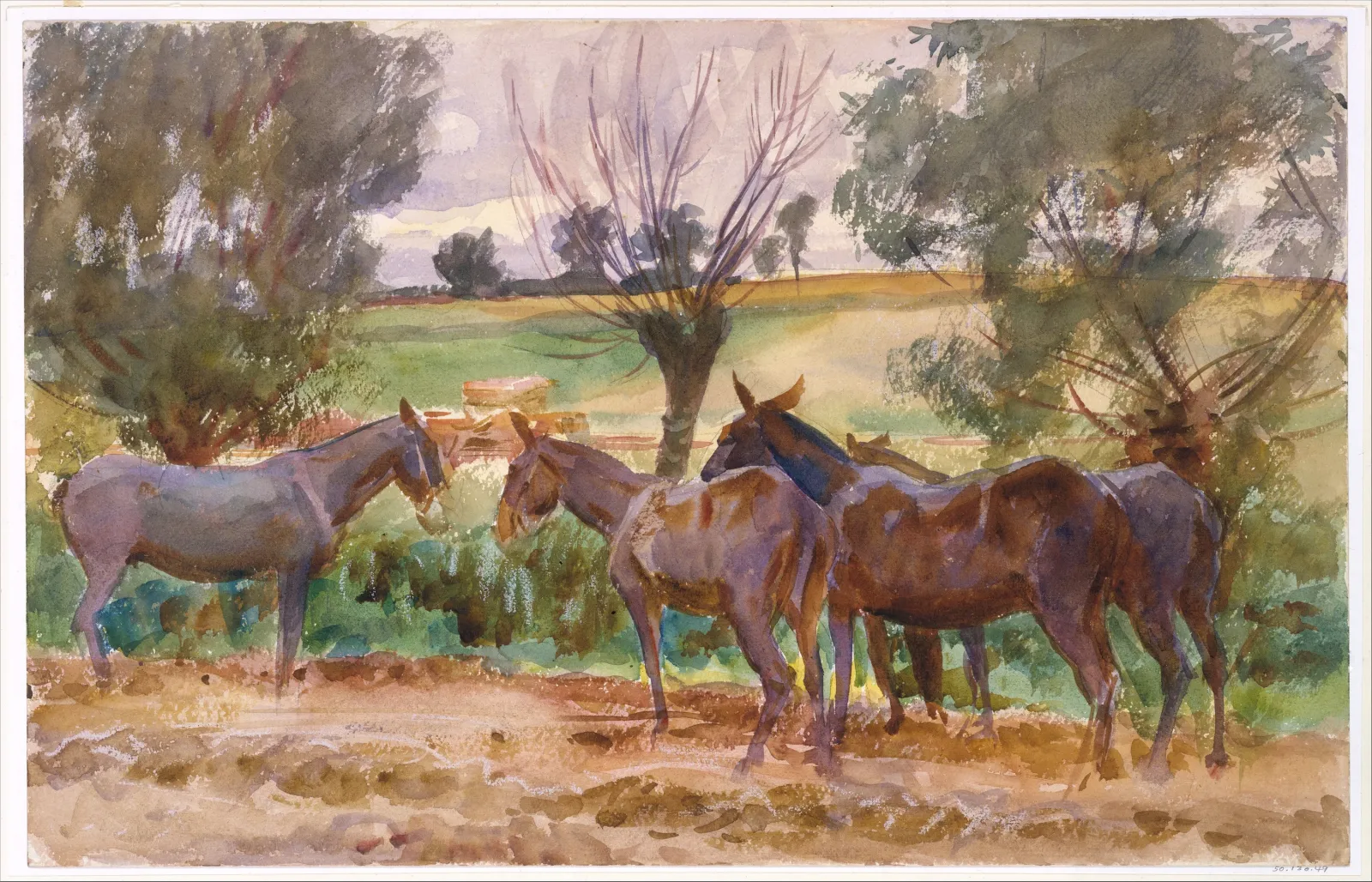Mules, John Singer Sargent