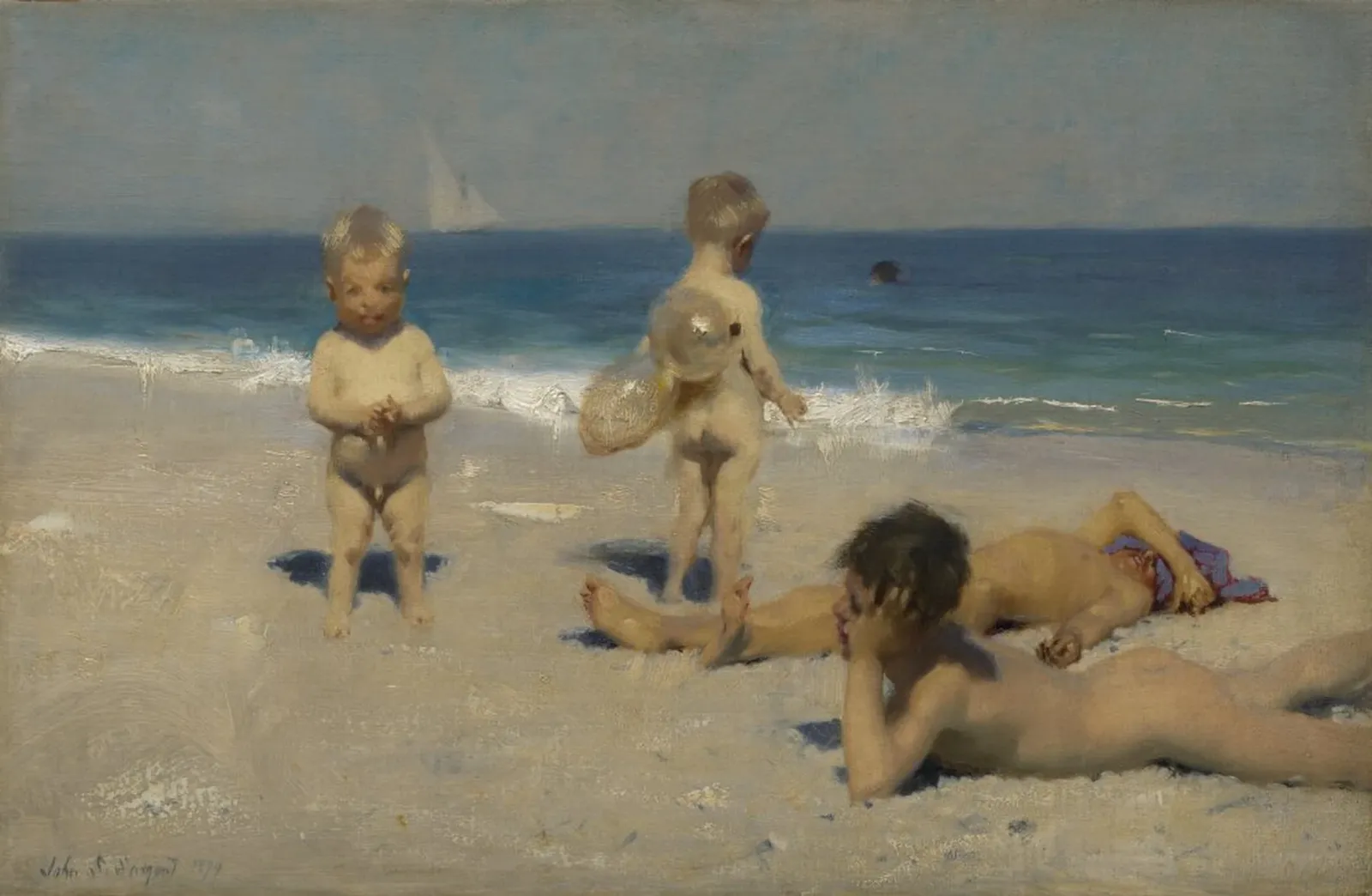 Neapolitan Children Bathing, John Singer Sargent
