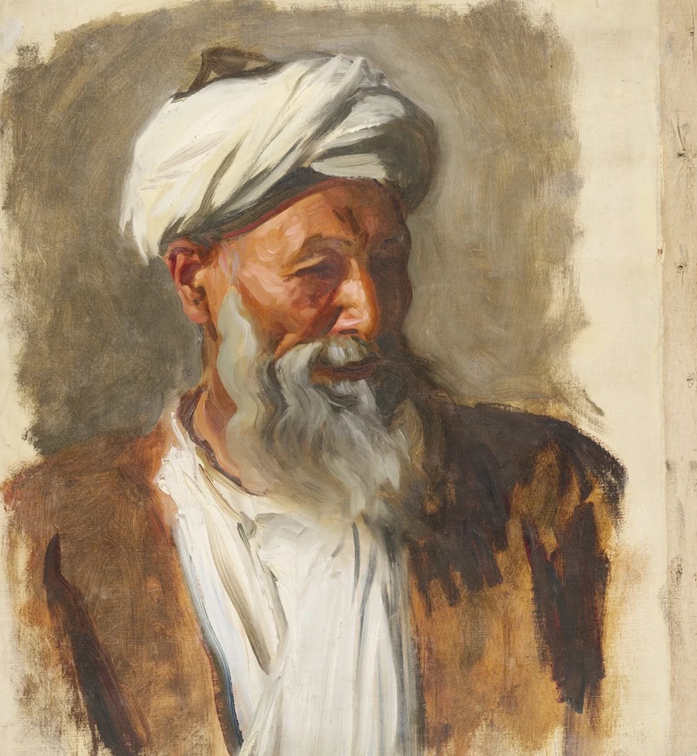 Old Man with a White Turban, John Singer Sargent