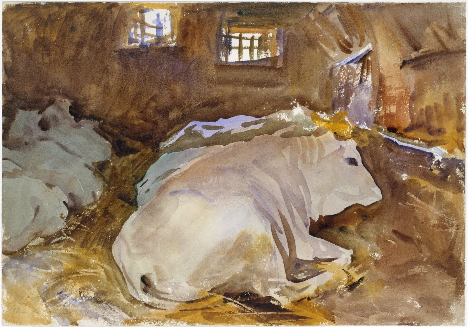Oxen, John Singer Sargent