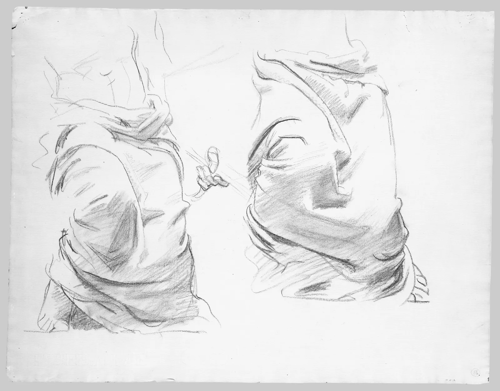 Painting, Study for "Architecture, Painting and Sculpture Proctected from Raverages of Time by Athena", John Singer Sargent