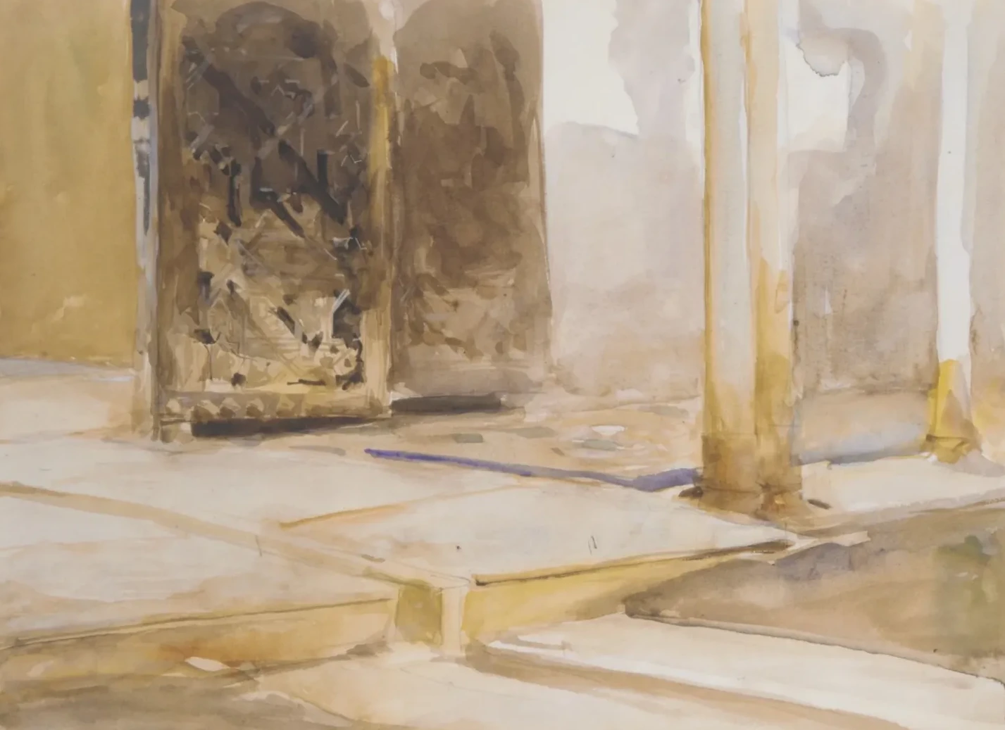 Patio de los Leones, Alhambra, John Singer Sargent