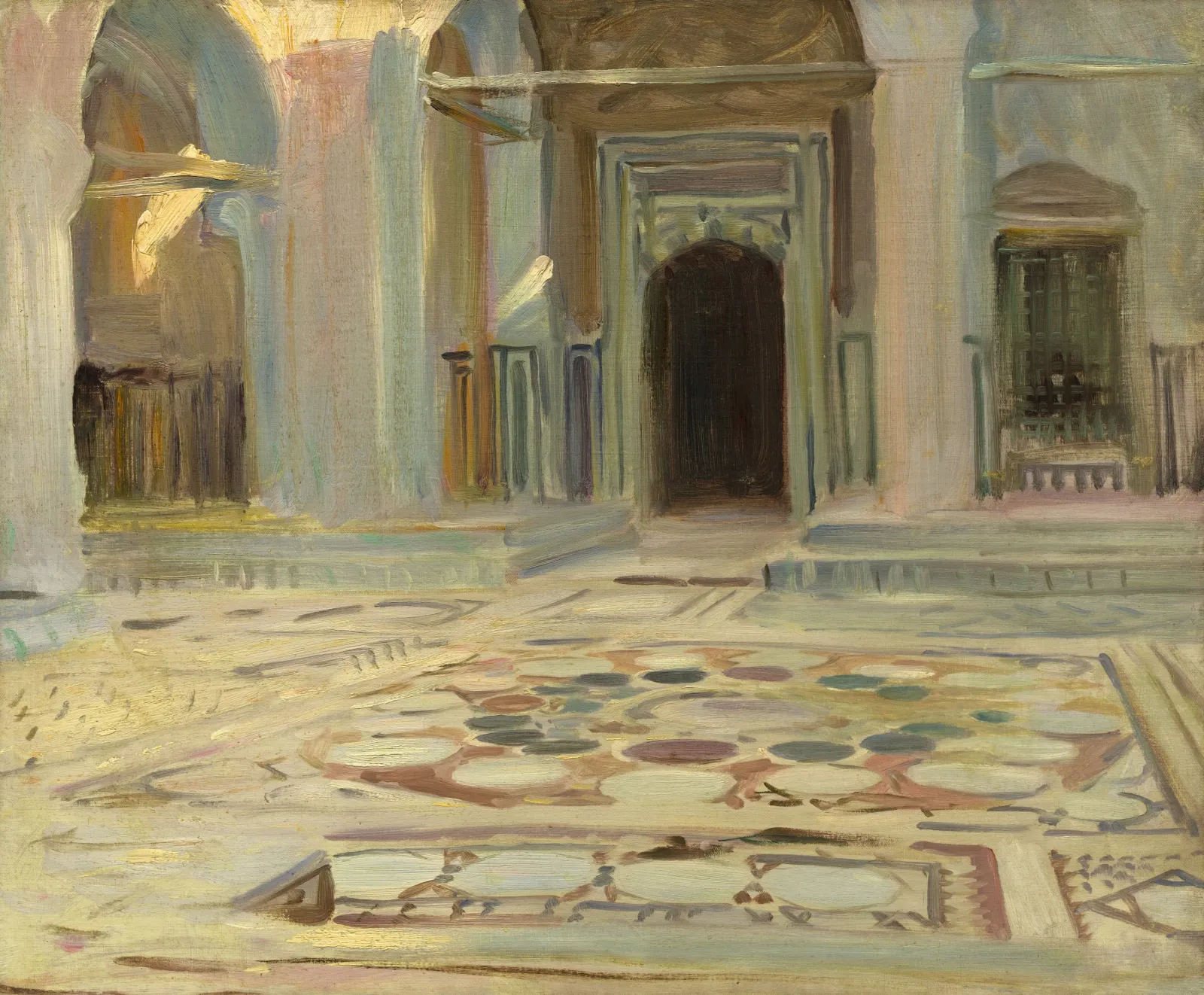 Pavement, Cairo, John Singer Sargent