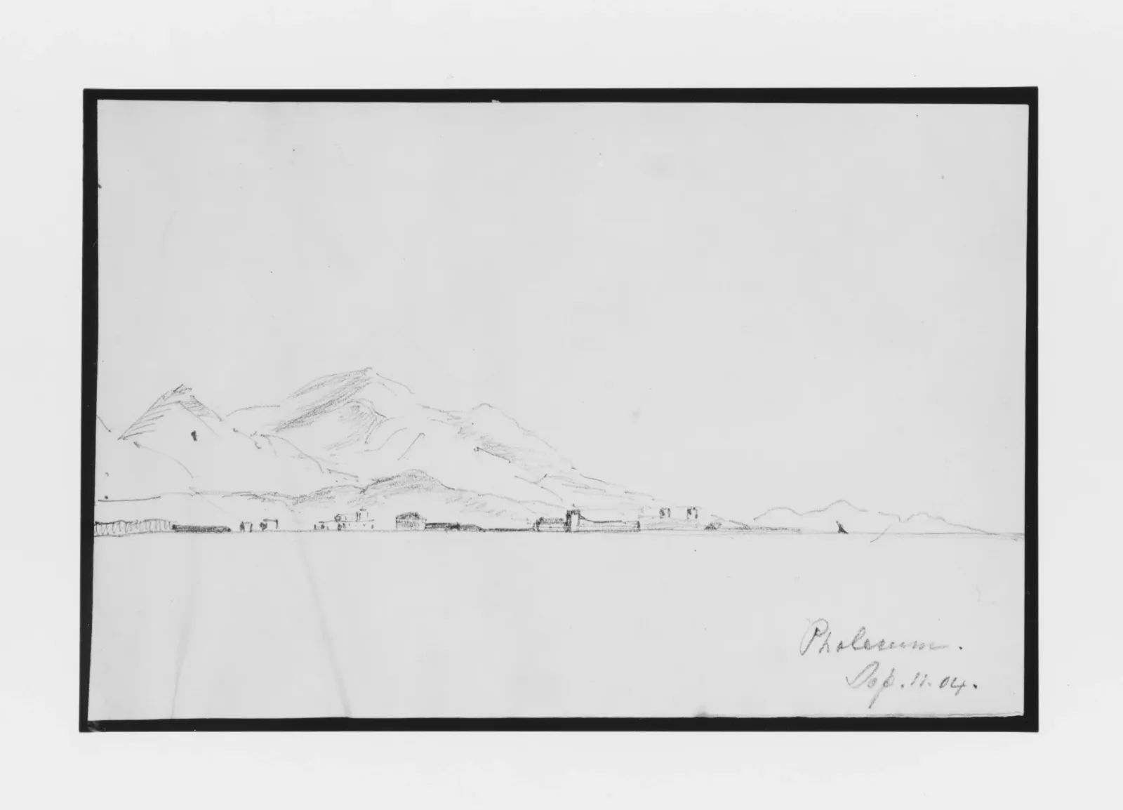 Phalerum (from Sketchbook), John Singer Sargent