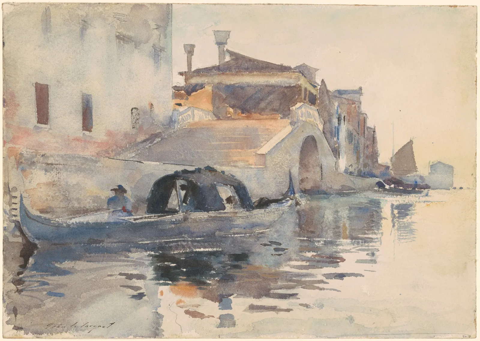 Ponte Panada, Fondamenta Nuove, Venice, John Singer Sargent
