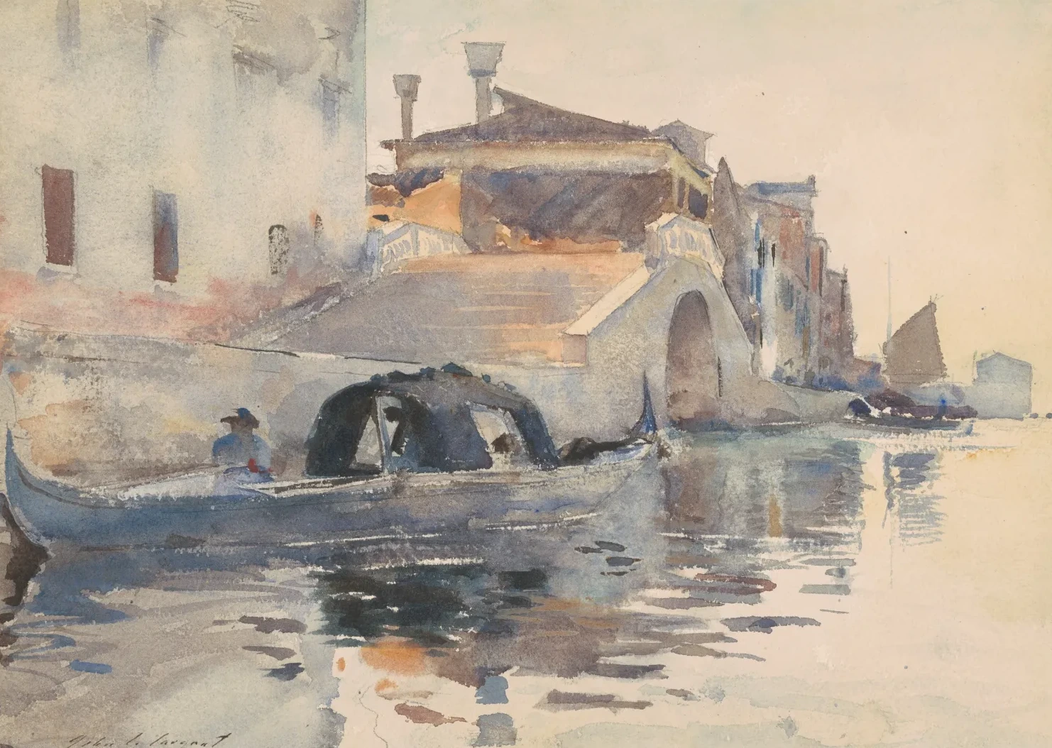 Ponte Panada, Fondamenta Nuove, Venice, John Singer Sargent