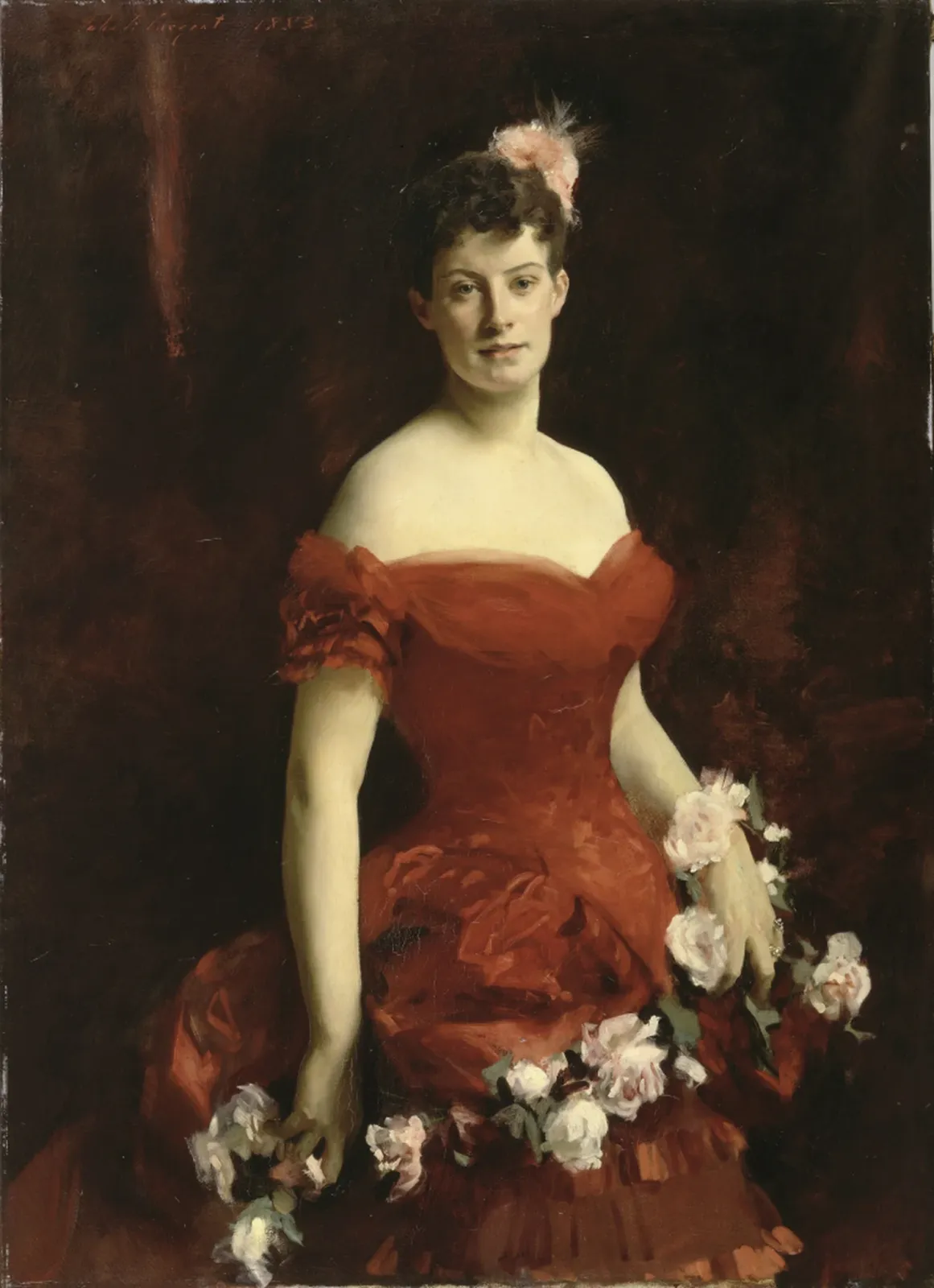 Portrait de Mme la Vicomtesse de Saint Périer (Marie Jeanne de Kergorlay), John Singer Sargent