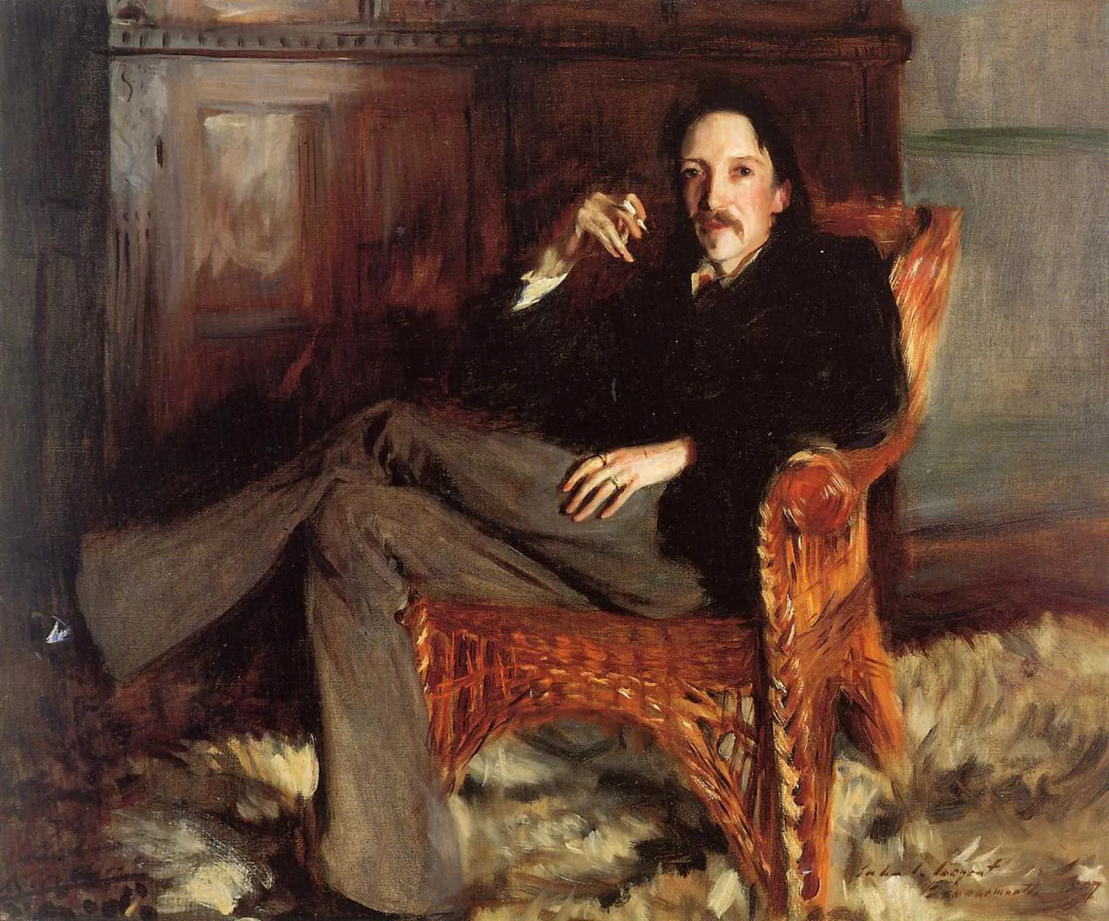 Portrait de Robert Louis Stevenson, John Singer Sargent