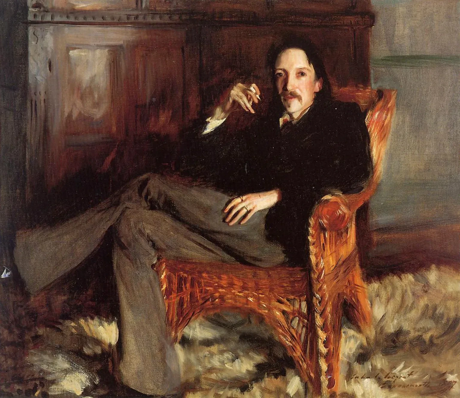 Portrait de Robert Louis Stevenson, John Singer Sargent