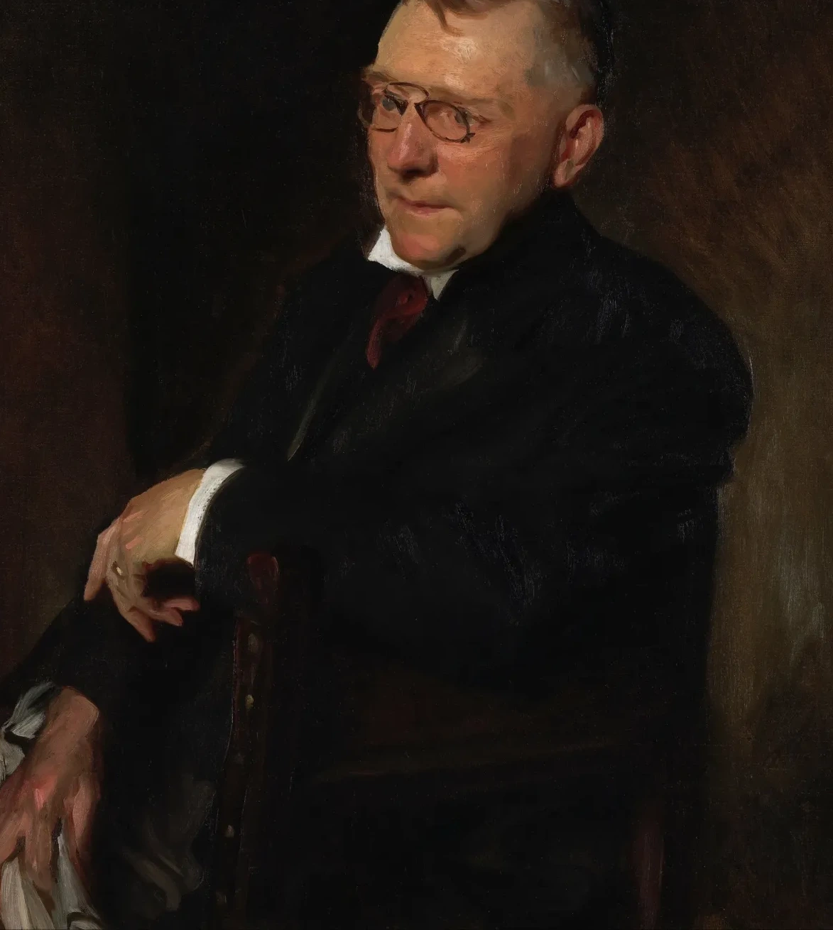 Portrait of James Whitcomb Riley, John Singer Sargent