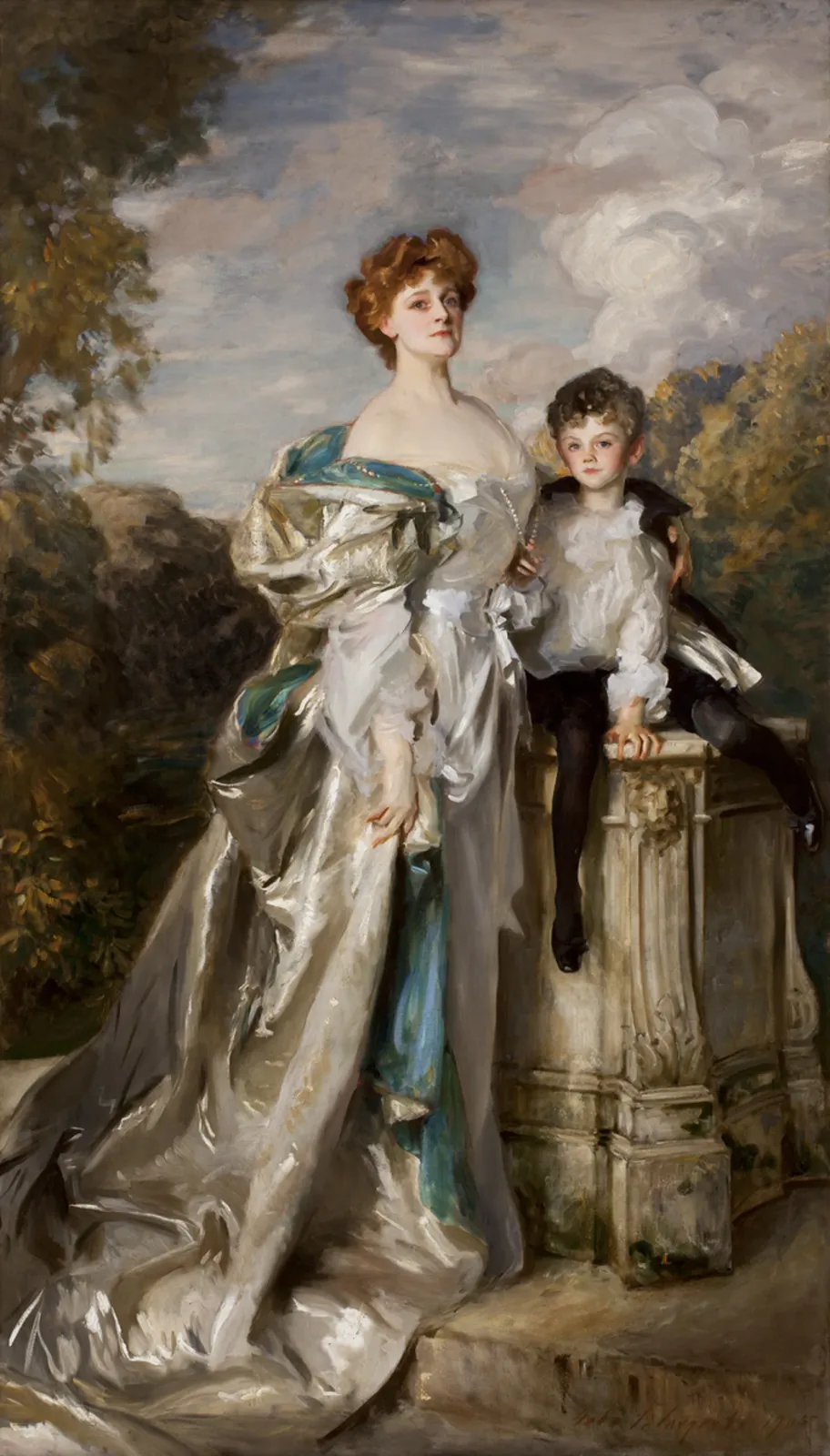 Portrait of Lady Warwick and her Son, John Singer Sargent