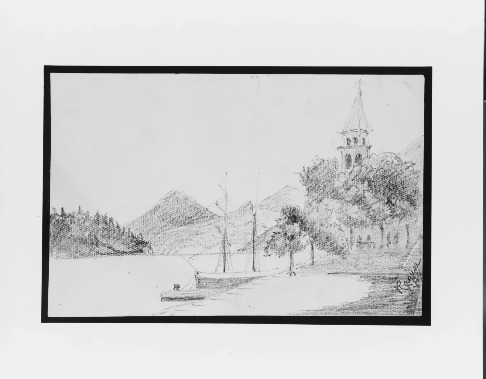 Ragusa (from Sketchbook), John Singer Sargent