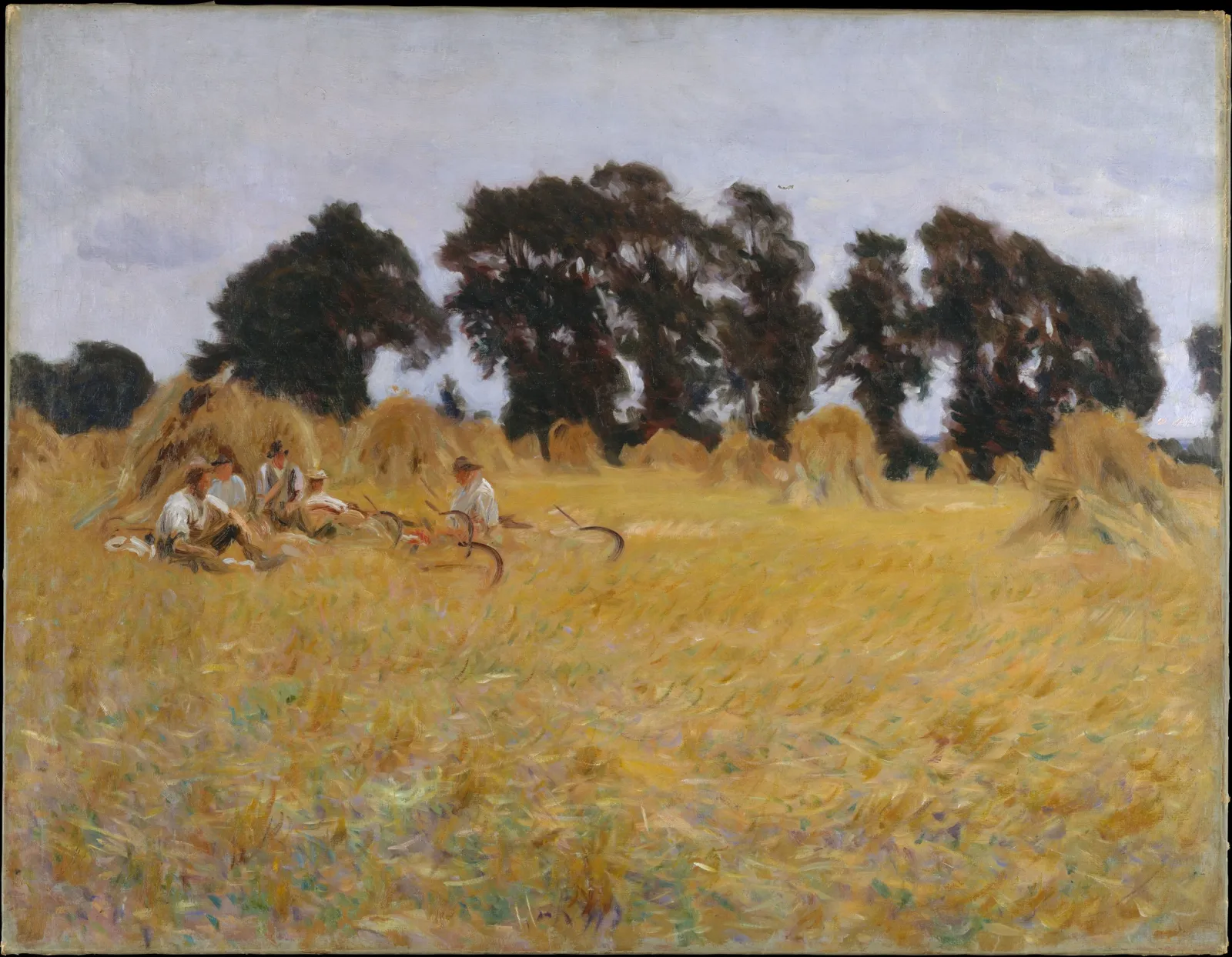 Reapers Resting in a Wheat Field, John Singer Sargent