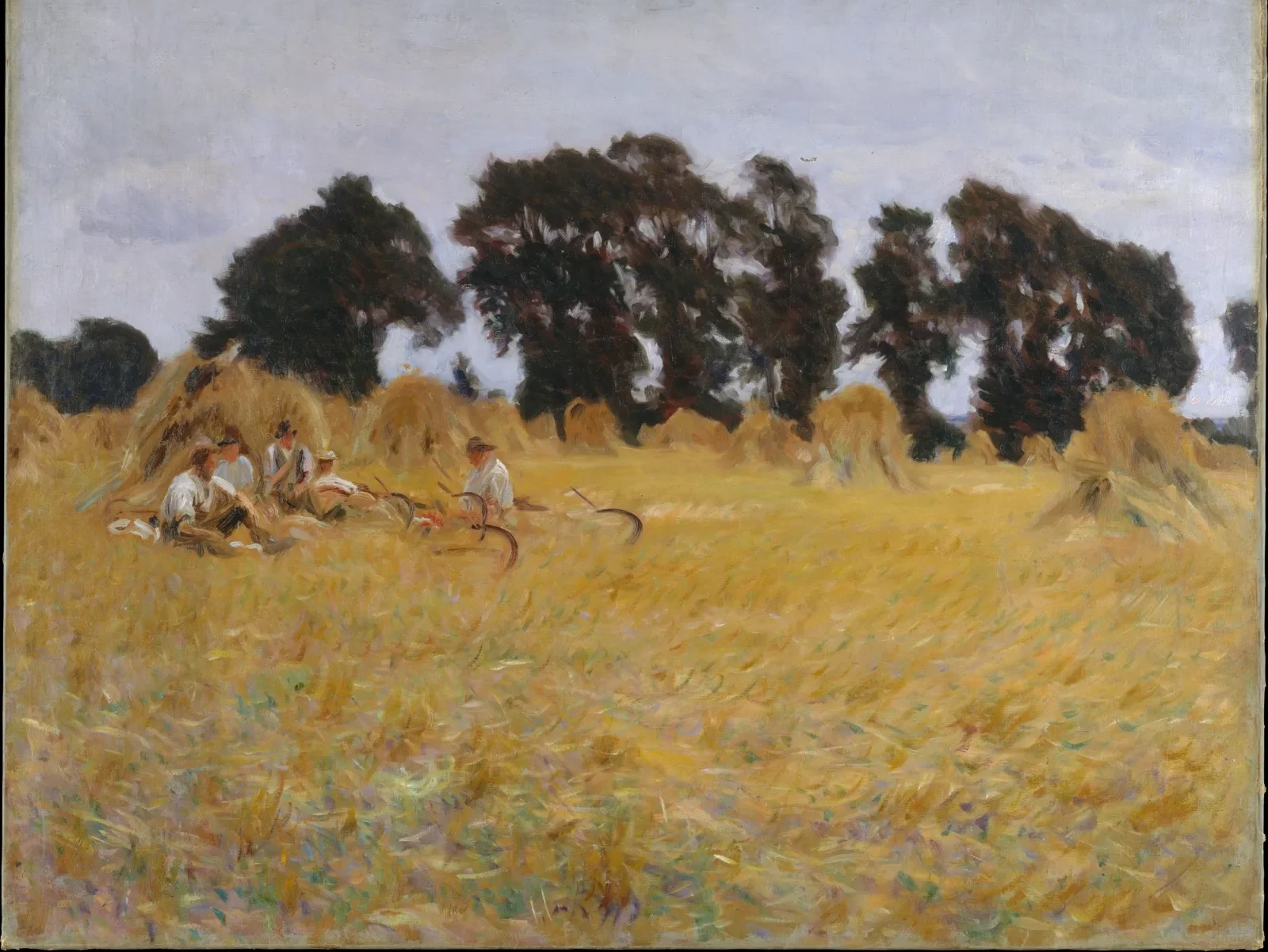 Reapers Resting in a Wheat Field, John Singer Sargent