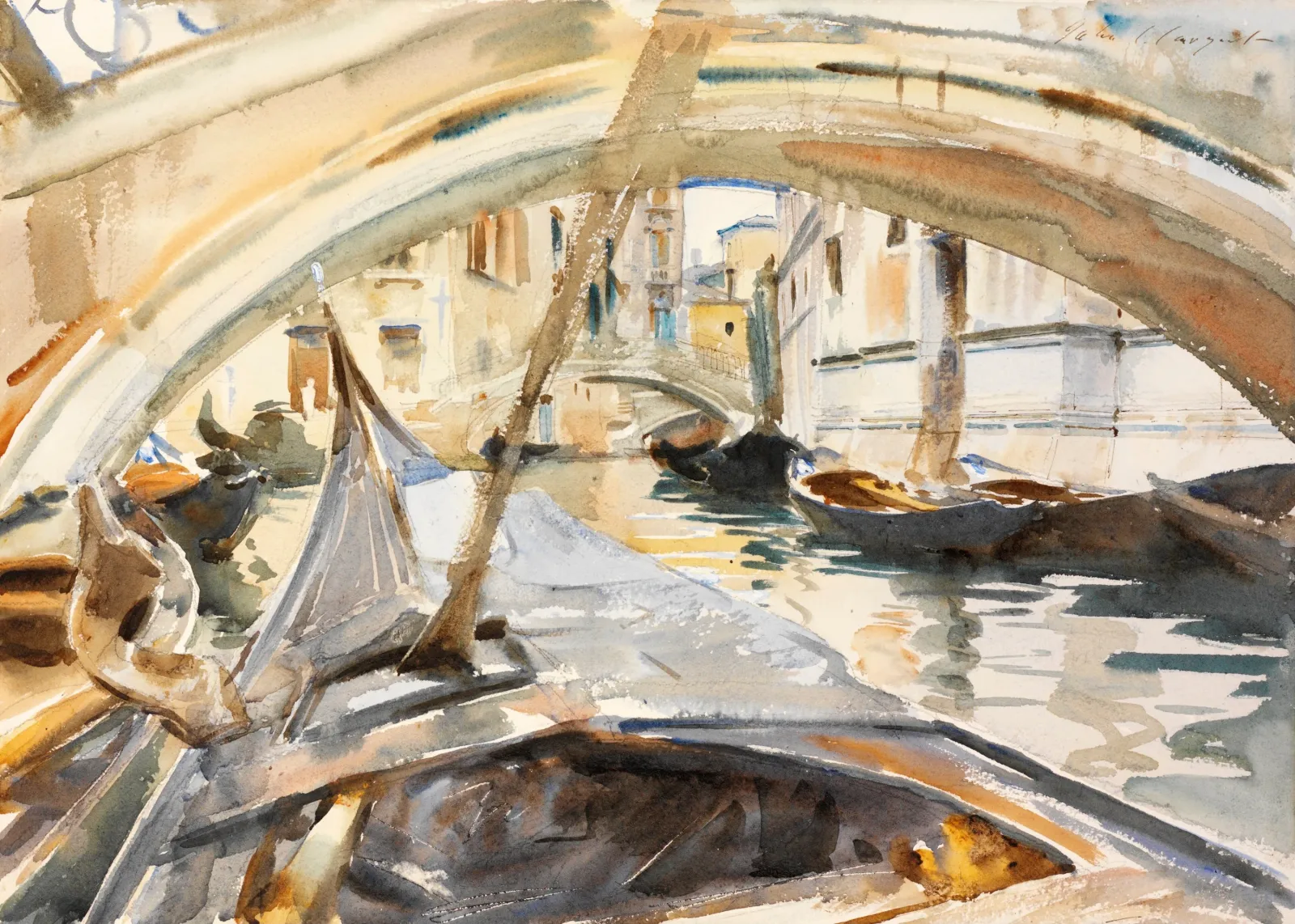 Rio di Santa Maria Formosa, Venice, John Singer Sargent