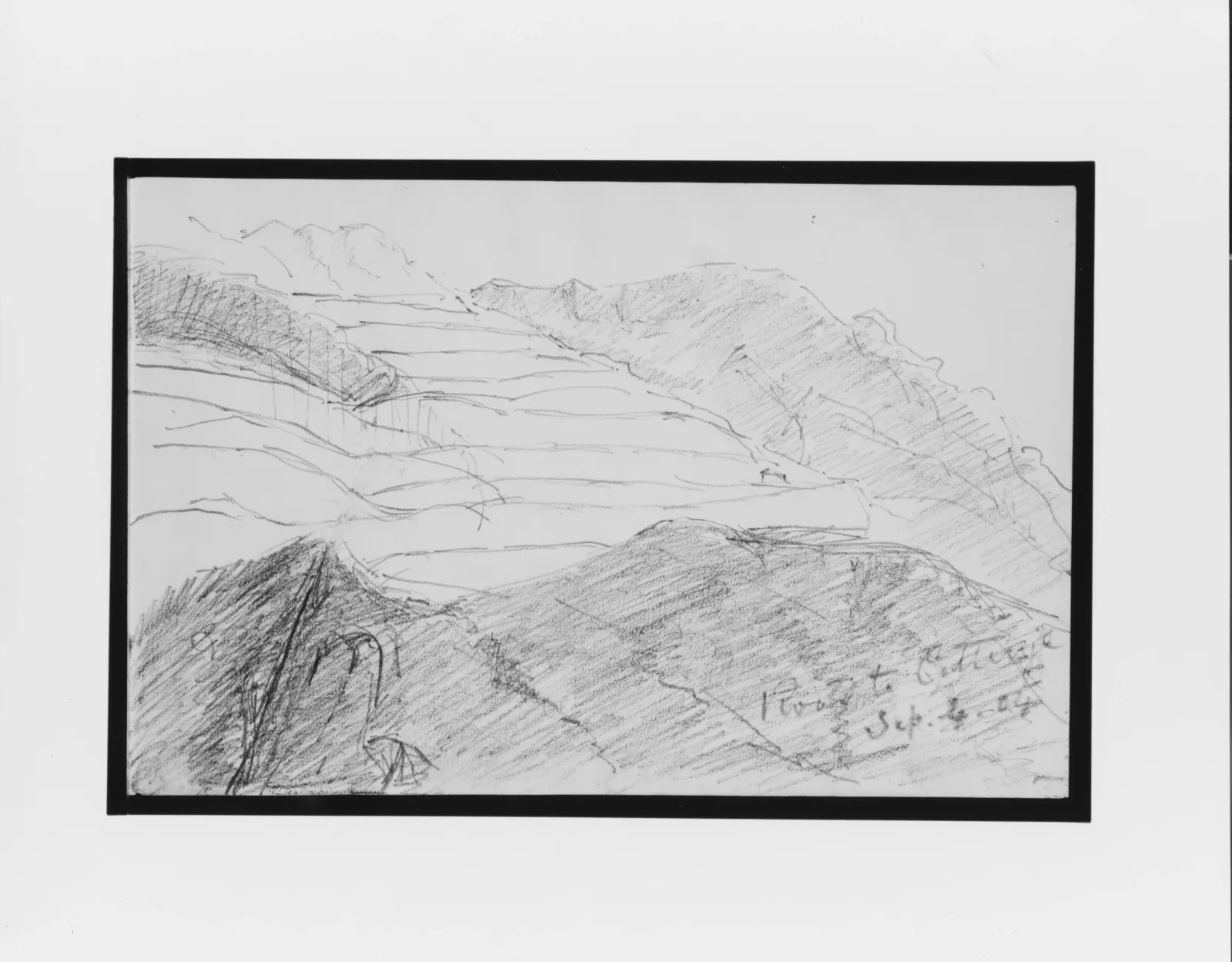 Road to Cattiruje (?) (from Sketchbook), John Singer Sargent