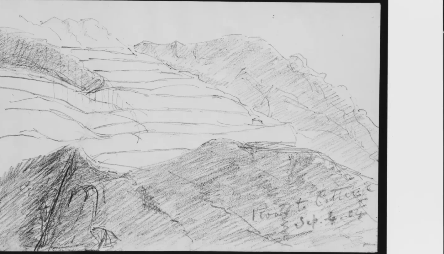 Road to Cattiruje (?) (from Sketchbook), John Singer Sargent