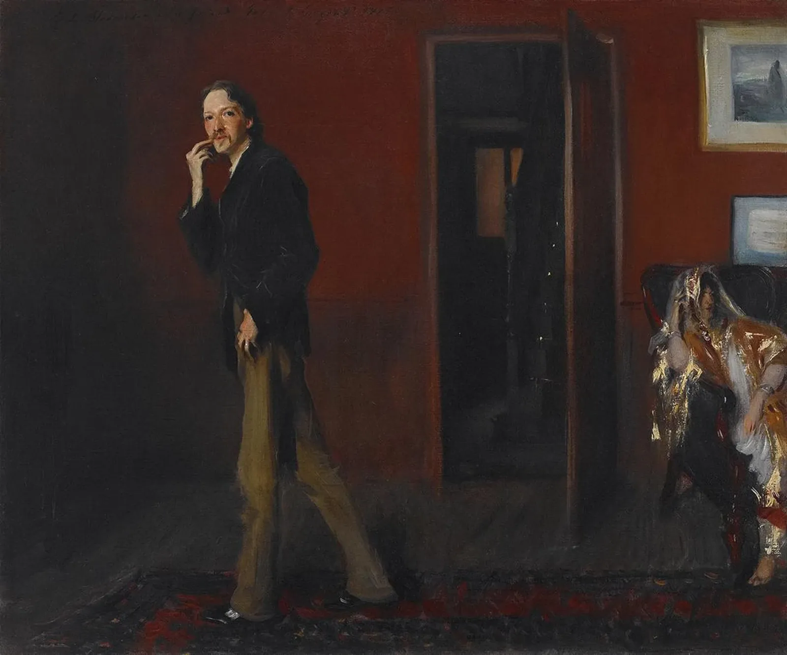 Robert Louis Stevenson and His Wife, John Singer Sargent