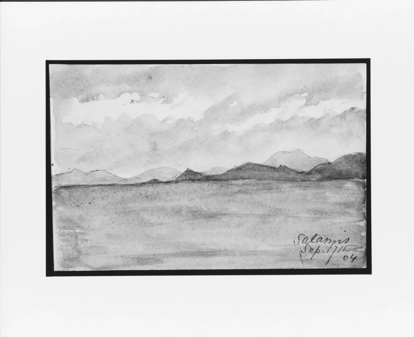 Salamis (from Sketchbook), John Singer Sargent