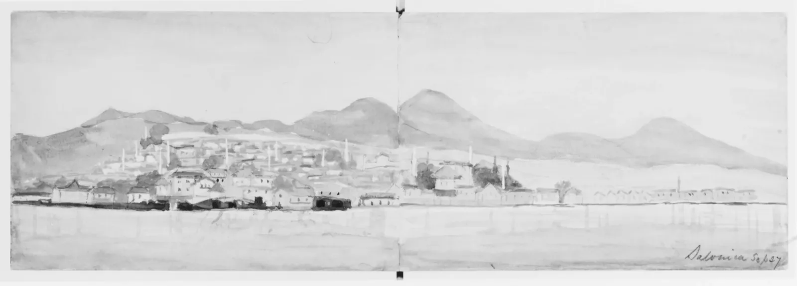 Salonika (from Sketchbook of Greek, Italian Islands, and Near East Subjects), John Singer Sargent