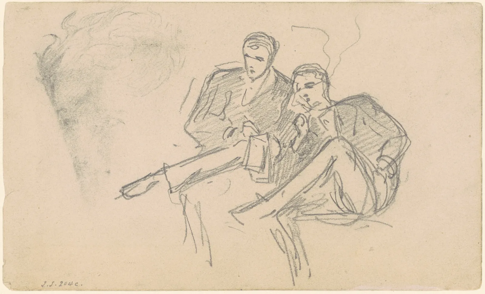 Seated Men, John Singer Sargent