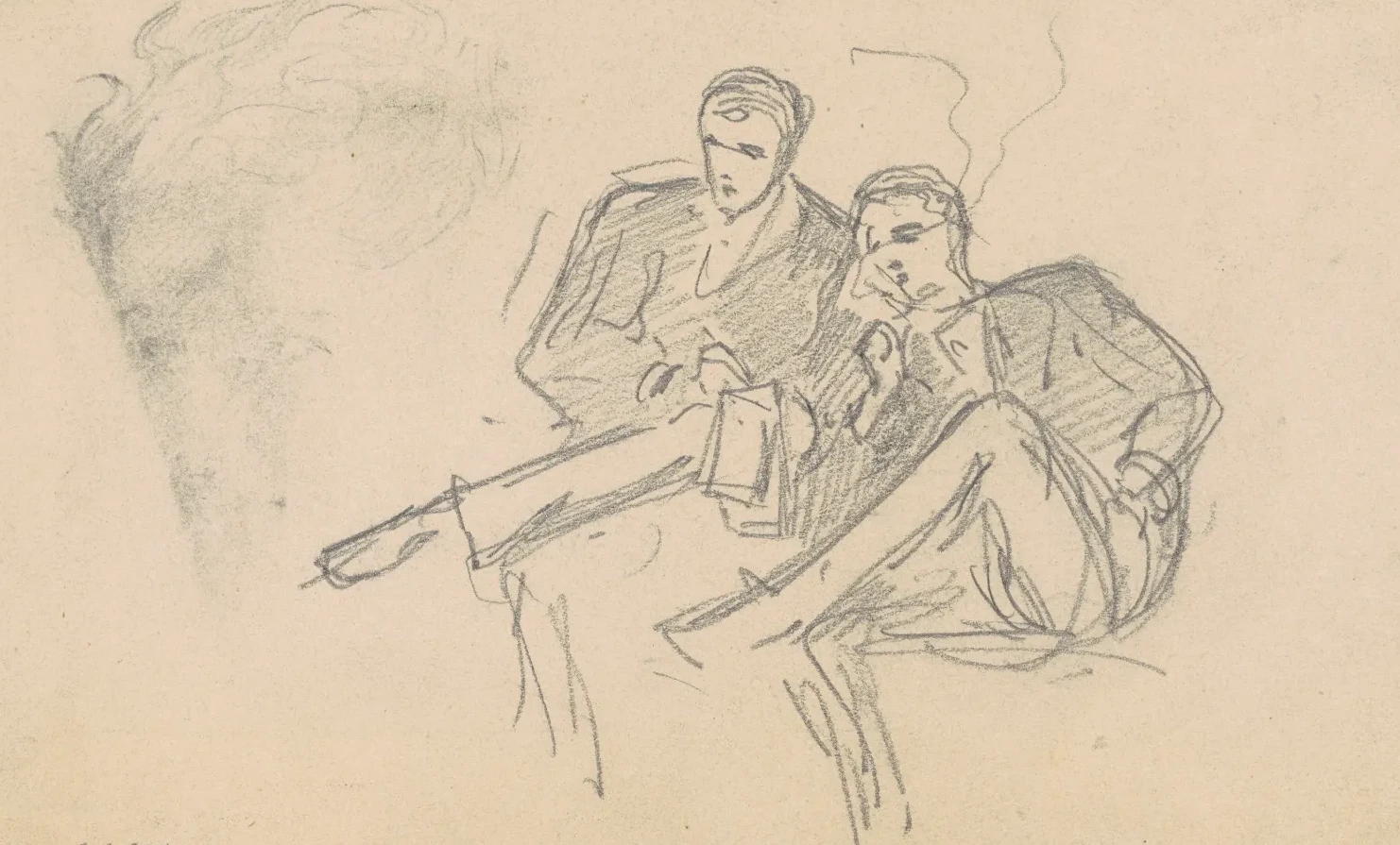 Seated Men, John Singer Sargent