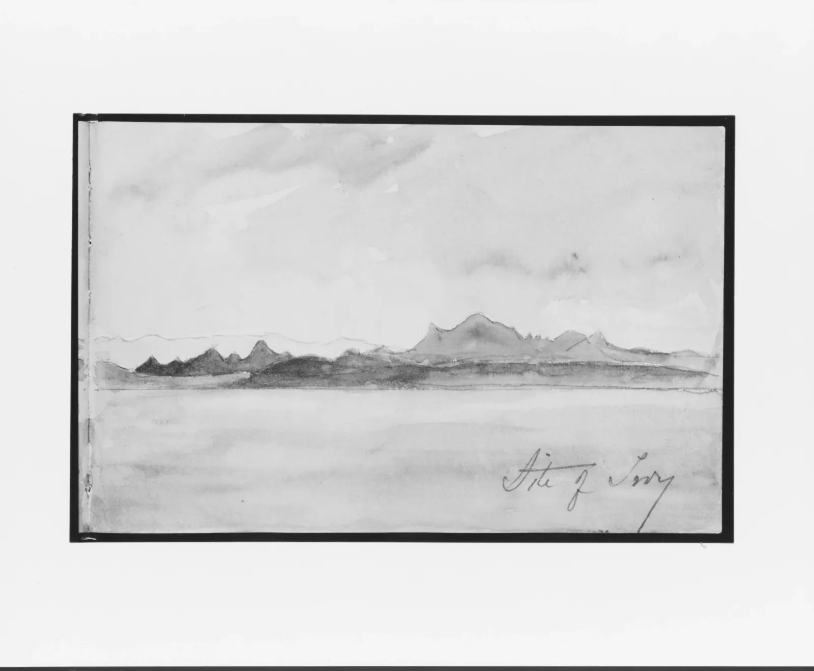 Site of Troy (from Sketchbook), John Singer Sargent