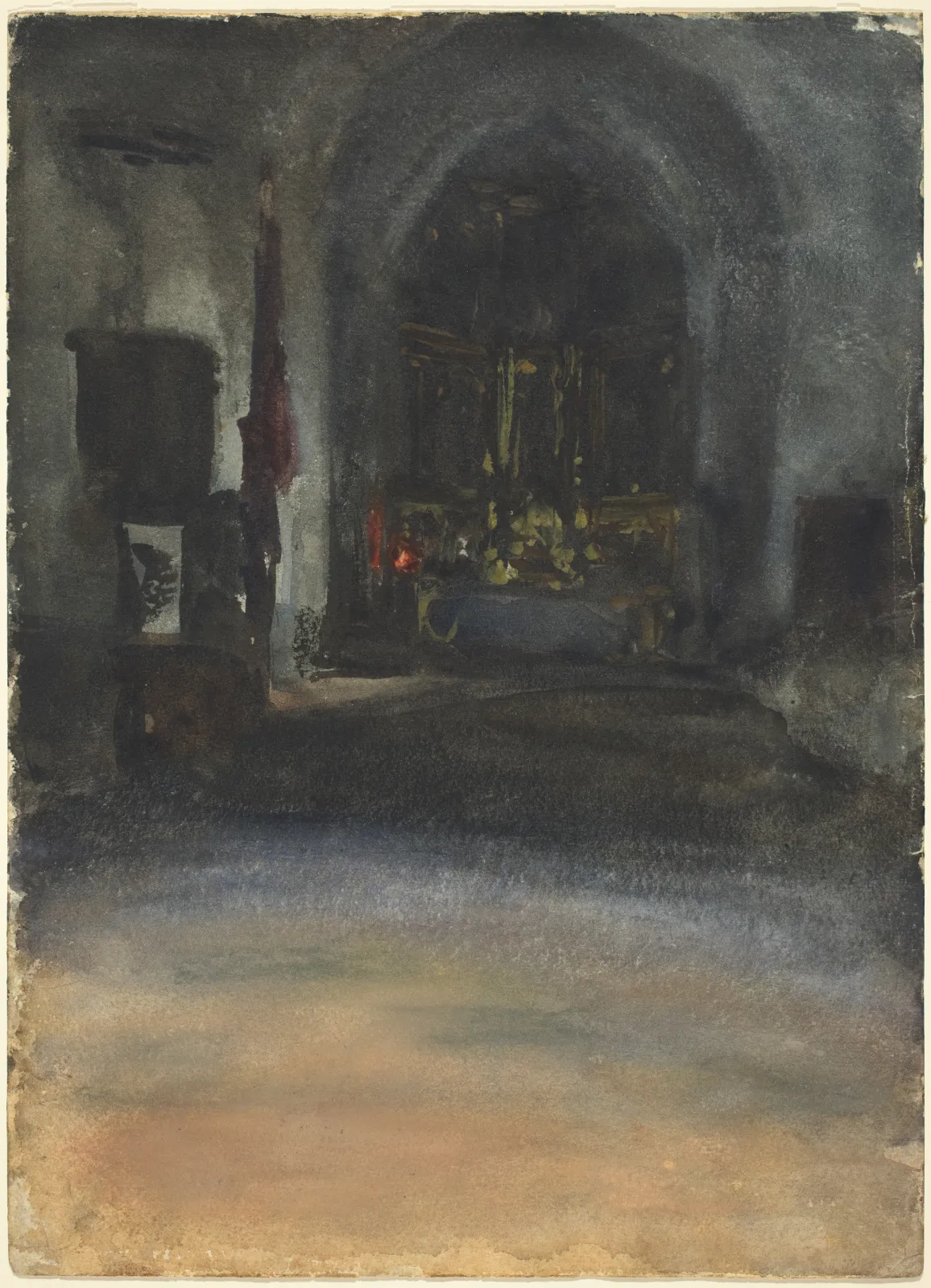 Spanish Church Interior, John Singer Sargent