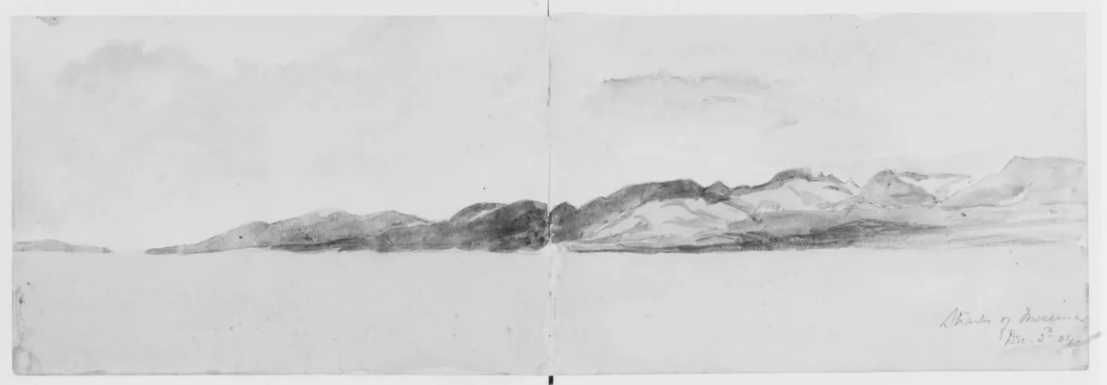 Straights of Messina, 1904 (from Sketchbook), John Singer Sargent