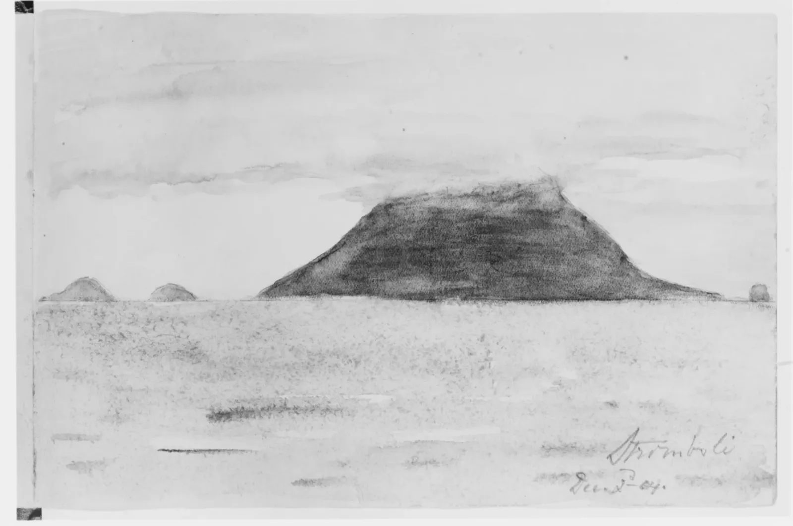 Stromboli, 1904 (from Sketchbook), John Singer Sargent