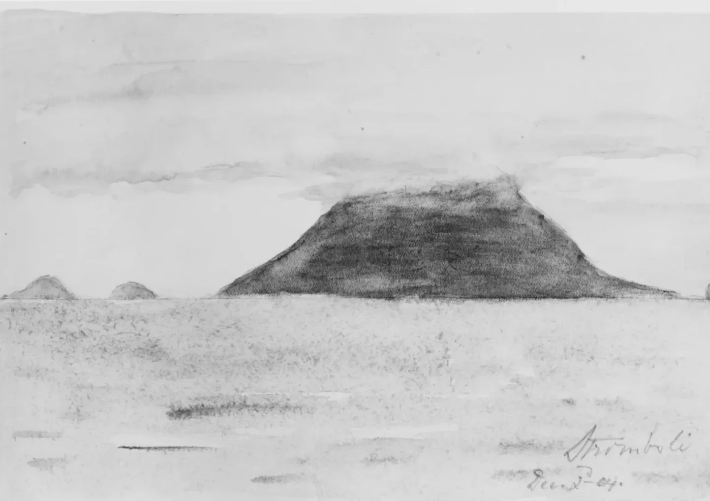 Stromboli, 1904 (from Sketchbook), John Singer Sargent