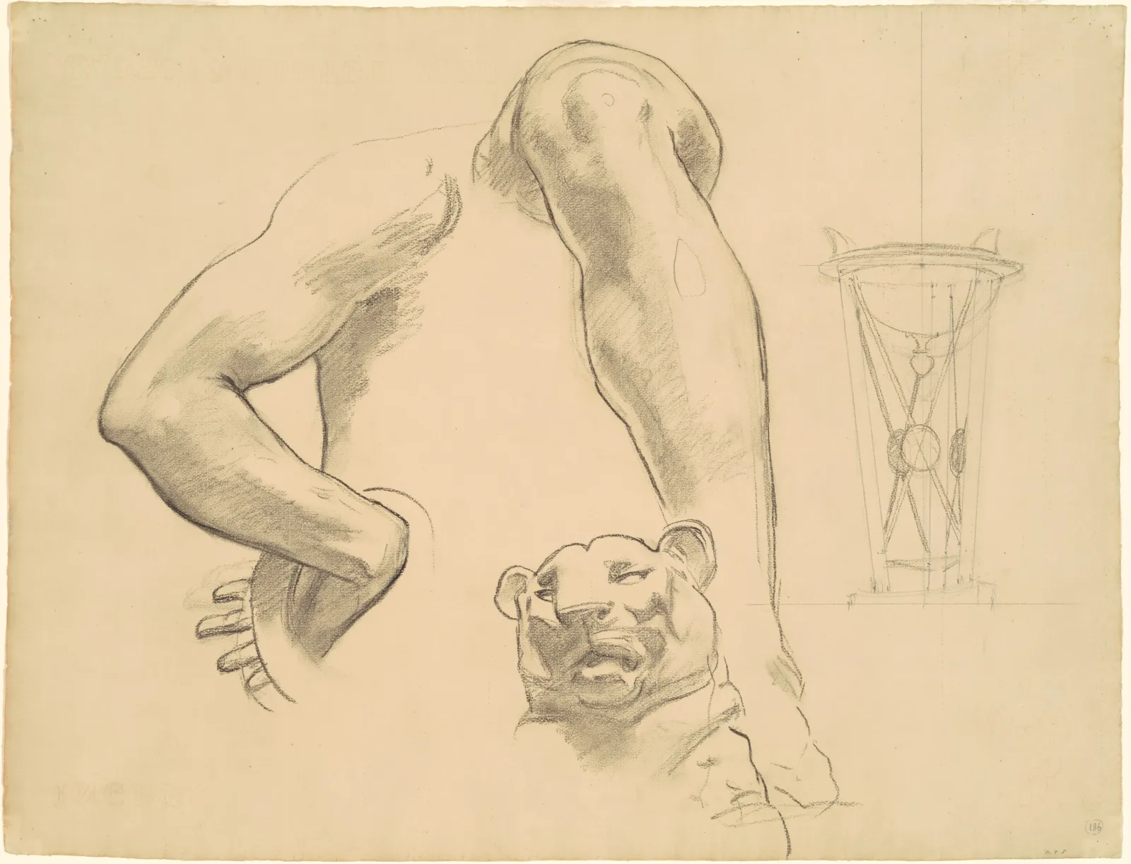 Studies for "Classic and Romantic Art", John Singer Sargent